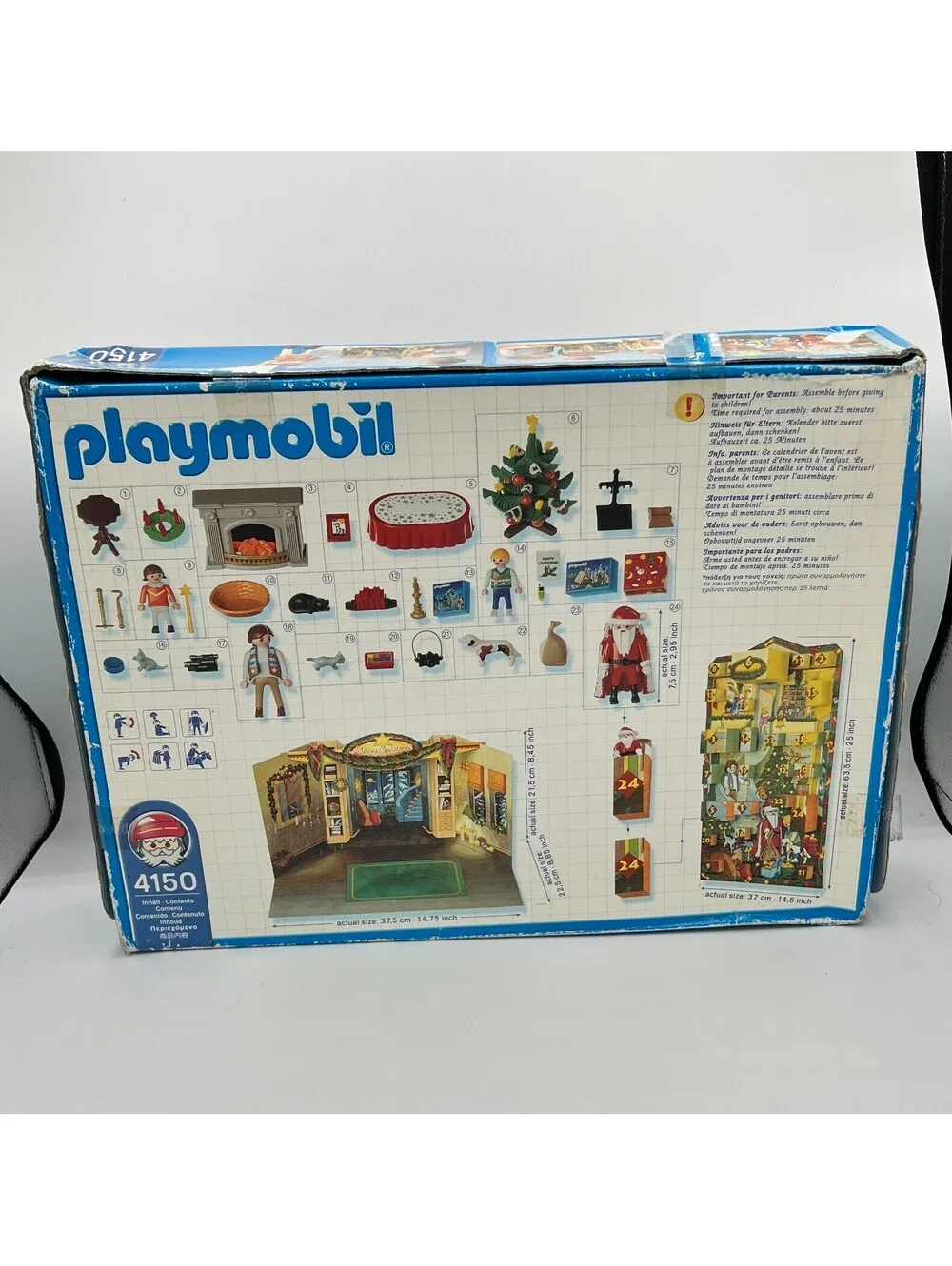 Playmobil 2003 Christmas Eve Advent Calendar 4150